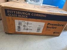 9 pack) Pittsburgh Corning Glass Block Premium Series 4" Normal Thickness 6x8x4 