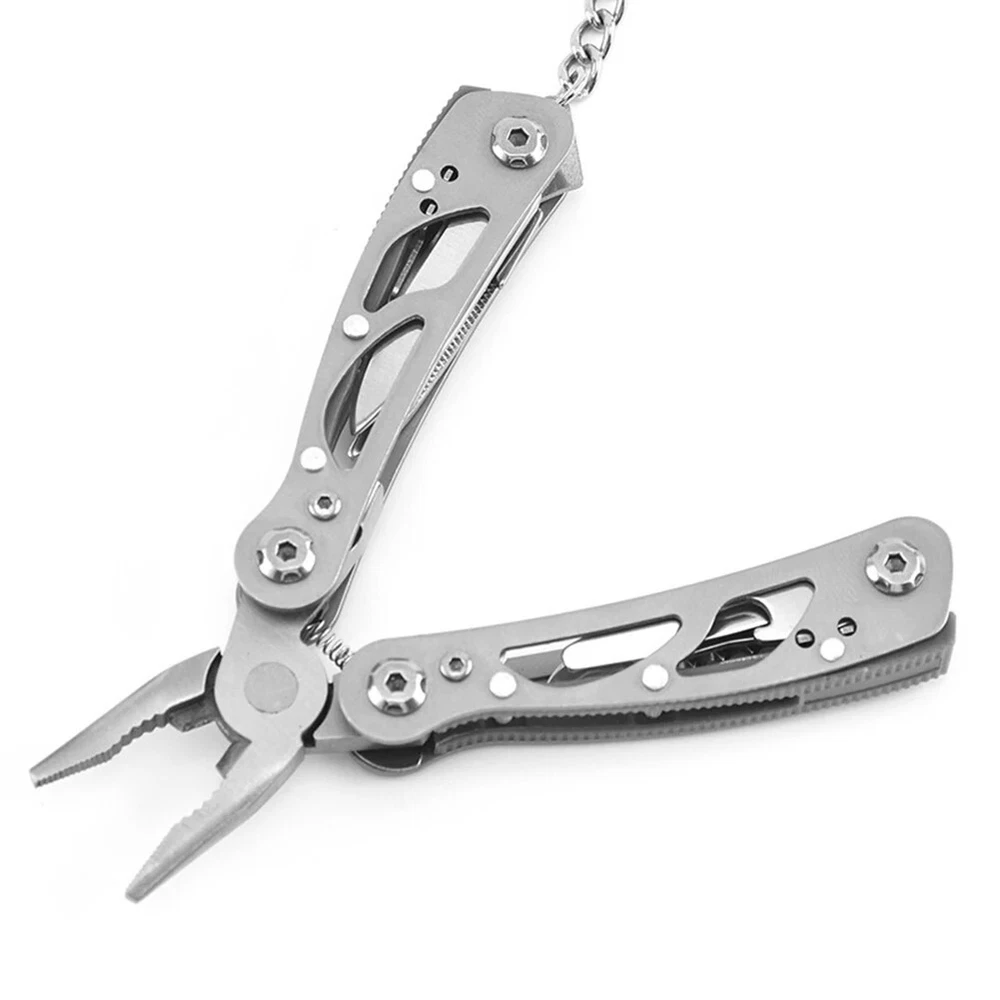 Stainless Steel Survival Multi-Tool with Plier Knife Wire Cutter File