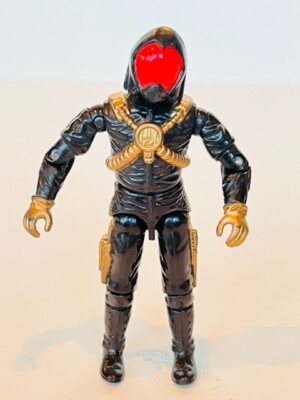 Gi Joe Cobra action figure military Hasbro 1988 Black Star Viper