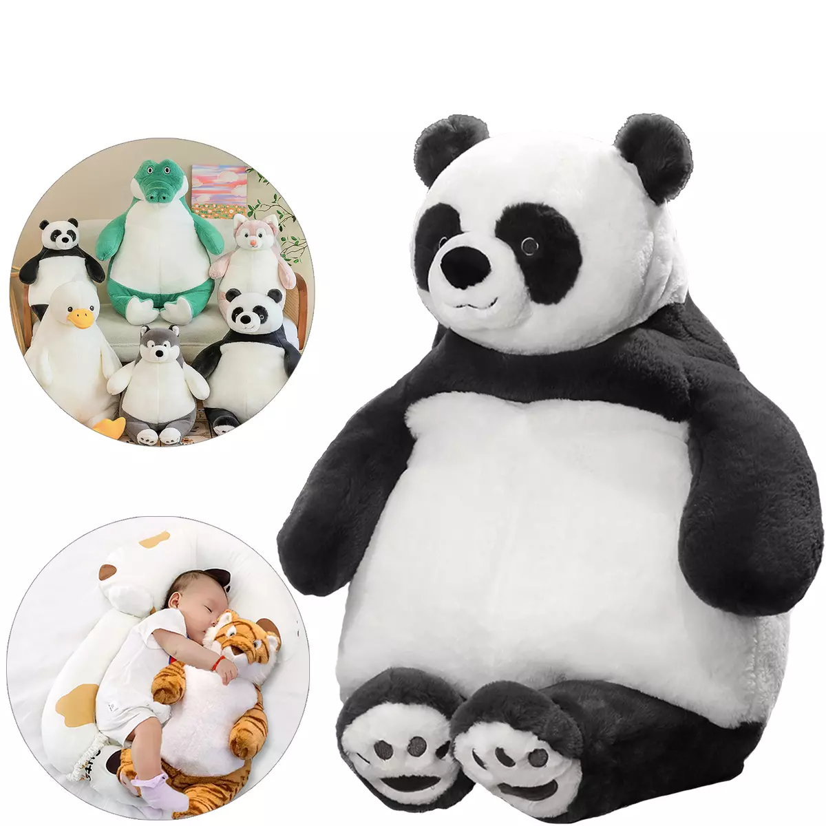 Giant Panda Stuffed Cuddly Plush Toy Cute Large Teddy Bear Soft