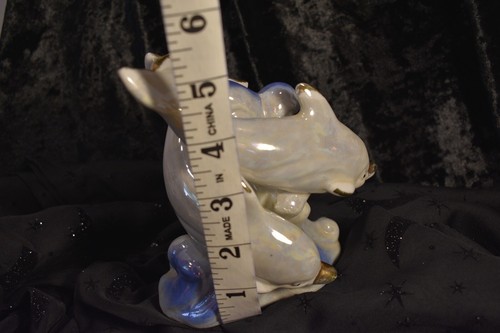 Vintage Porcelain Dolphin Beach Ocean Decor Glazed Statue Water Waves Surf - Picture 6 of 7