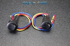 2 PCS ROCKER SWITCH ON OFF BLUE TOGGLE LED 12V 16 AMP 3 PIN IS-EC-RS1216BLU