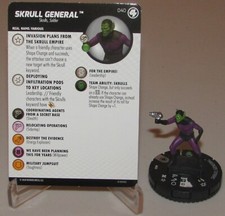 SKRULL GENERAL 040 Fantastic Four Marvel Heroclix Rare