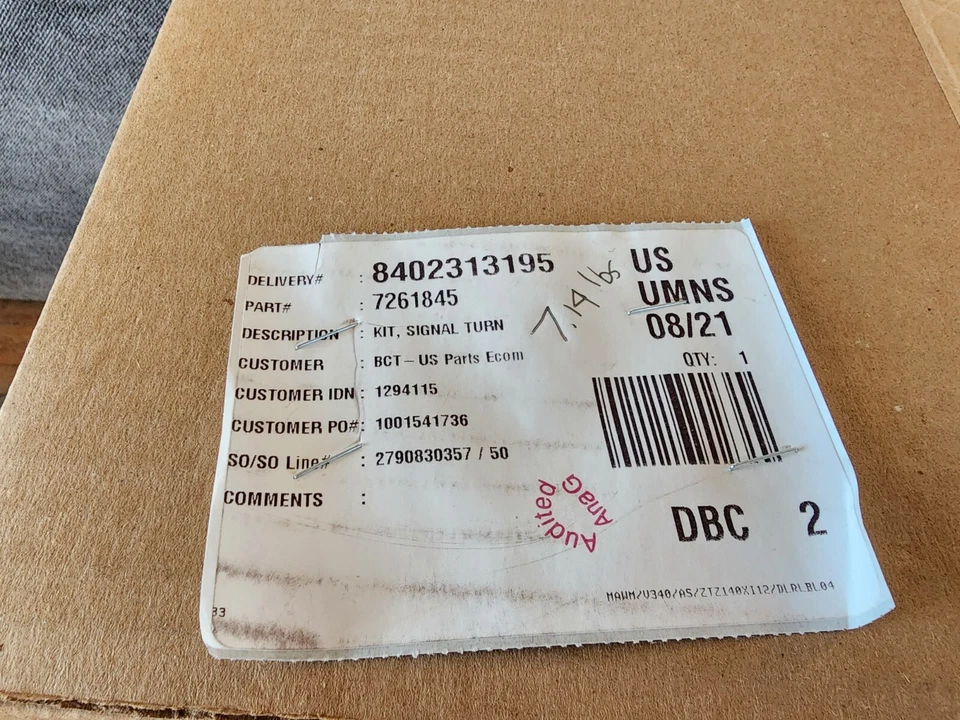 Bobcat UTV поворотник набор 7261845 - новый в коробке - Изображение 2 из 3