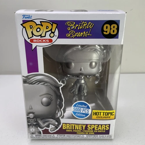 Funko Pop! Rocks: Britney Spears (Metallic) - Hot Topic Exclusive #98 5,000 PCS