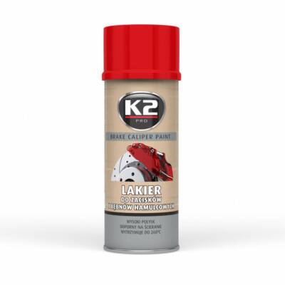 (14,75 EUR/L) K2 BREMSSATTELLACK 400 ML ROT