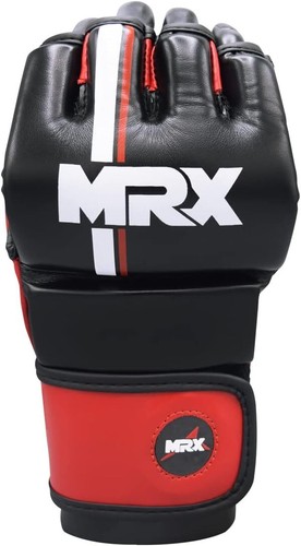 MMA Boxing Gloves for Grappling Sparring with Open Ventilated Palm Mitts Glove - Picture 24 of 26
