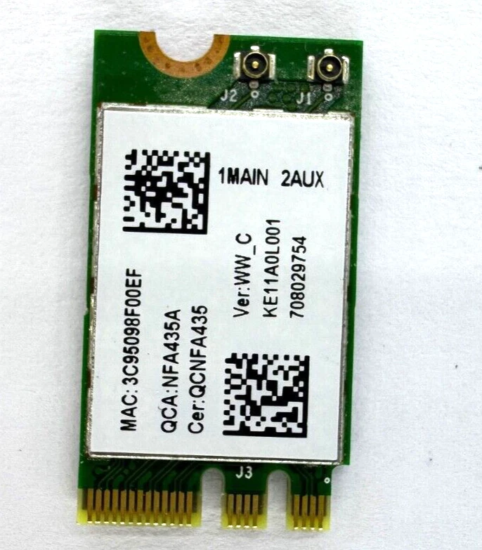 Scheda Wireless WIFI Bluetooth Acer Aspire 3 A315 A315-31 N17Q2 NFA435A QCNFA435 - Immagine 3 di 4