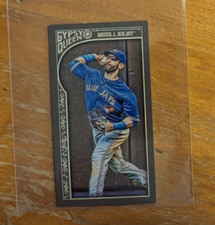 2015 Topps Gypsy Queen Mini Box Variations #30 Jose Bautista throwing Blue Jays