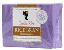 Camille Rose Rice Bran Cleansing Bar from Camille's Garden Gentle -New Fast Ship