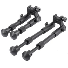 6"/6''-9" Hunting Rifle Bipod Adjustable Legs Spring Return 20mm Picatinny Rail