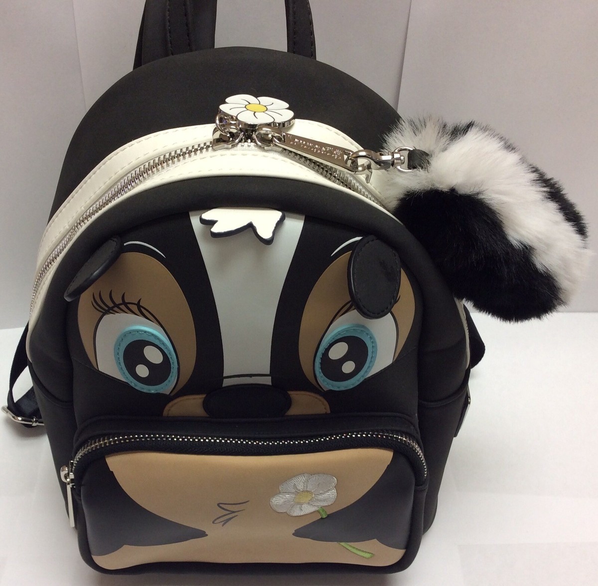 Loungefly Disney Bambi Skunk Flower Detachable Fuzzy Tail  display picture 2
