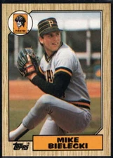 1987 Topps #394 Mike Bielecki NM Near Mint Pirates ID:14054