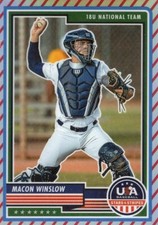 2023 Panini USA Stars & Stripes -- Stripes Parallel #19 Macon Winslow
