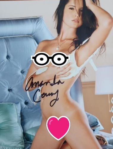 Amanda Cerny Nude autographed 8x10 with COA