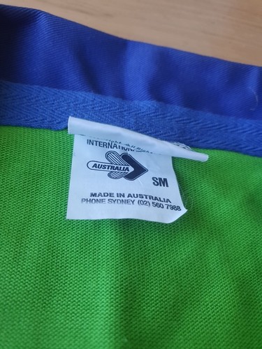 Vintage Canberra Raiders Jersey Small Rugby League Football ARL NRL NSWRL Milk - Picture 9 of 21