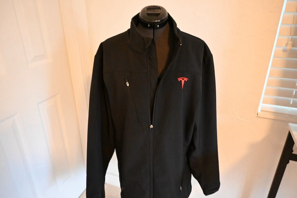 Tesla Zip up Jacket Size Medium - image 1