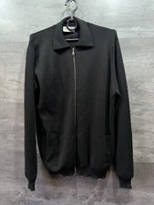 JOHN SMEDLEY Wool Zip Cardigan Mens Size L