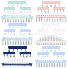 2024 3Pcs Crib Rail Covers Protector Safe Teething Guard Wrap for Standard Crib