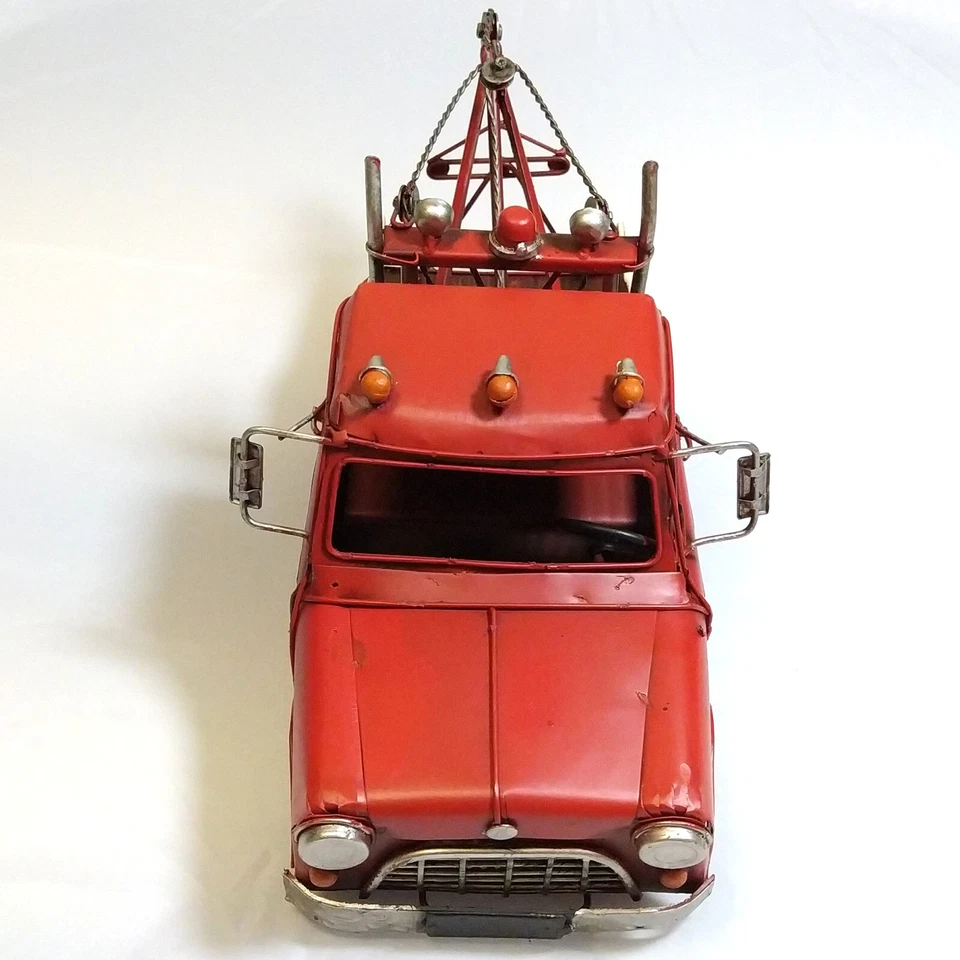 Modellino PickUp Carroattrezzi Camion d’Epoca Vintage Metallo Collezione 31 cm - Immagine 2 di 4