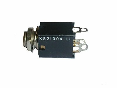 112B PHONE JACK 3 CONDUCTOR ENCLOSED SOLDER LUG USED ( 1 EACH)