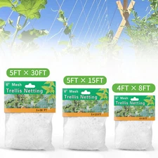 Trellises Netting Garden Plant Climbing Net Durable Polyester Woven Mesh Outdoor
