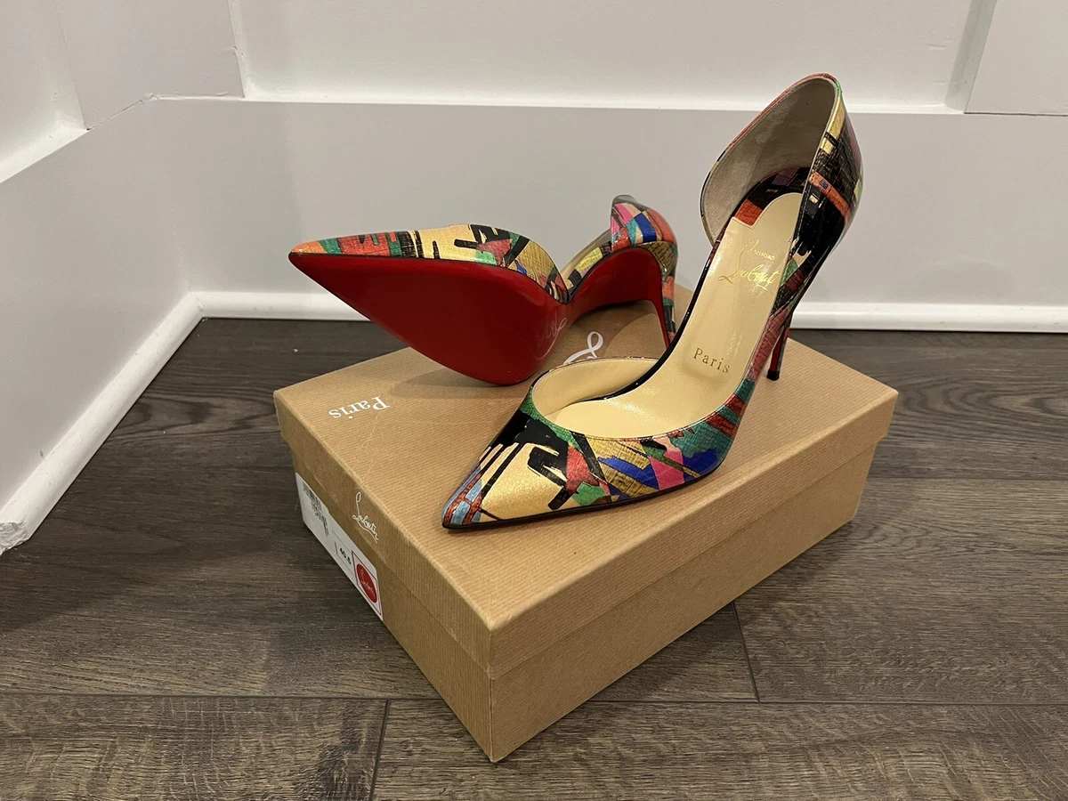 Christian Louboutin Iriza 100 Multicolor Stiletto Size 40.5 eBay