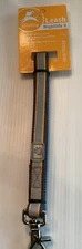 OllyDog DOG LEASH Nightlife II 70” Reflective GRAY & GOLD Nylon & Steel NWT