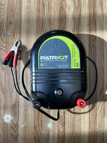 patriot p5 15 mile dual powered fence energizer