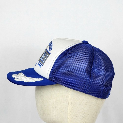 Vtg 1984 BYU National Champions No. 1 Graphic w/White Scrambled Eggs on Brim Hat - Picture 7 of 14