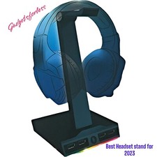 Gadgetsforless2023-LED PROFESSIONAL GAMING HEADSET STAND WITH 4 USB PORTS