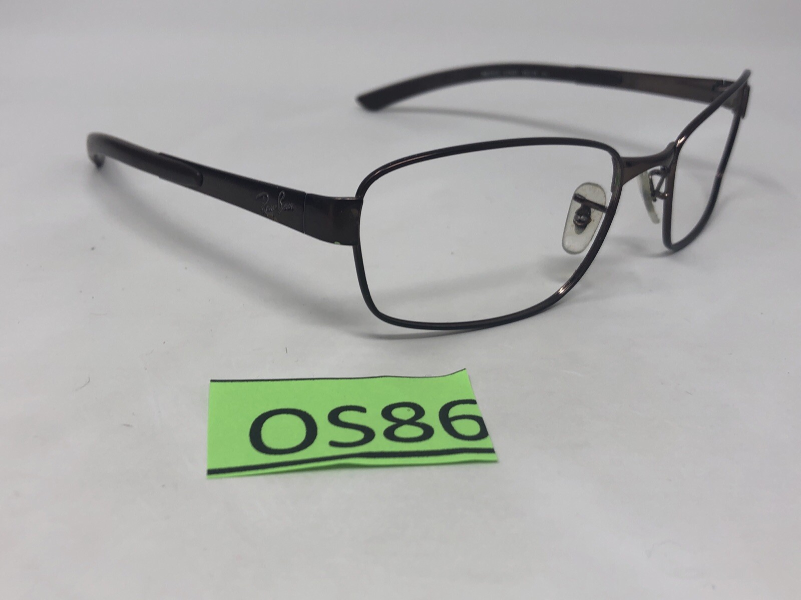 RAY-BAN RB3413 014/51 Sunglasses Frame 59-18mm Dark Brown Wrap OS86 image 8