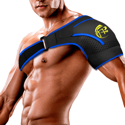 Shoulder Brace Rotator Cuff Compression Support Strap Arm Sleeve Wrap - Picture 15 of 18