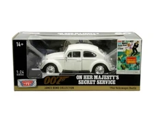 Motormax 1:24 1966 VW Beetle James Bond 007 On Her Majesty’s Secret Service Car