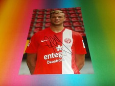 Johannes Geis DFB  1. FSV Mainz 05  signiert signed Autogramm auf  20x28 Foto