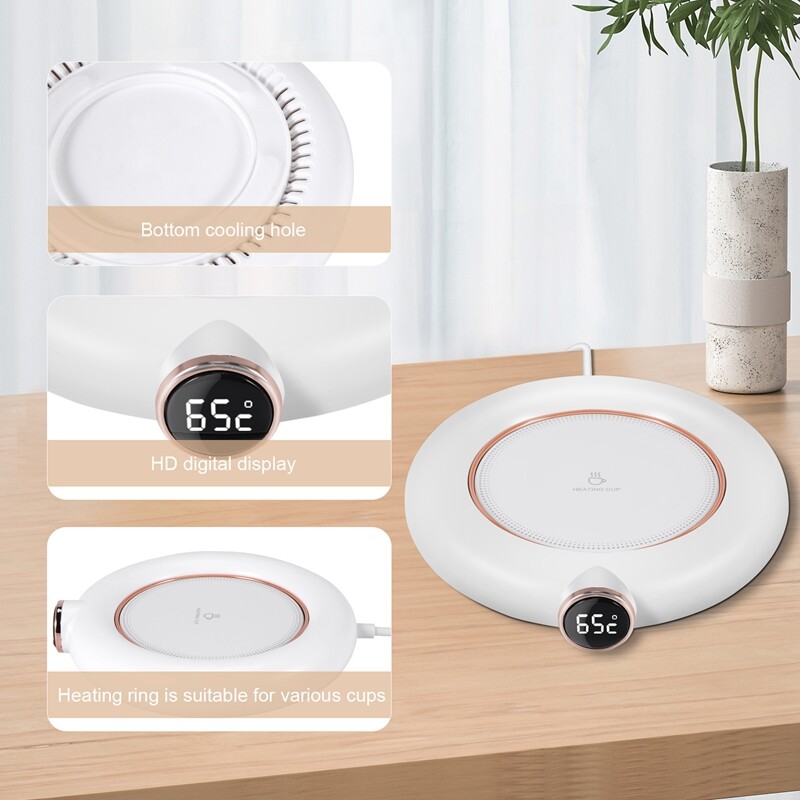 55°C Konstanttemperatur USB-Kaffeetassenwärmer: Praktischer Heizuntersetzer Mit 3 Stufen & - Ideal Für Büro, Homeoffice & Reisen Katzen Tassenwärmer