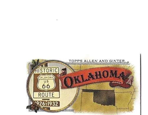 Oklahoma trading card