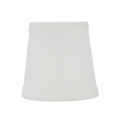 Aspen Creative 32718-5A, Empire Clip-On Chandelier Lamp Shade, White, 3" Top ... - Picture 3 of 7