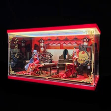 Acrylic Figure Display Box Case For Myethos Wedding Dress BuWenTian with Light