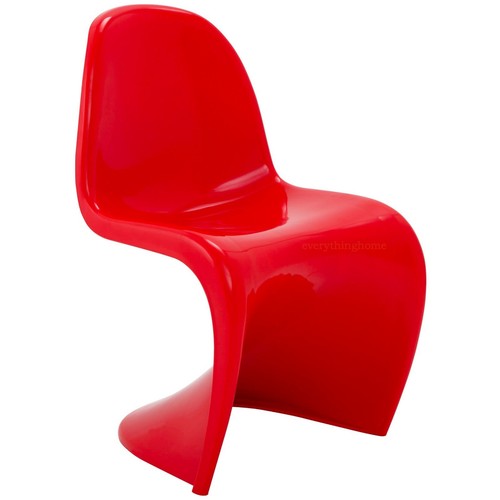 Mid-Century Modern ABS ‘Wave’ Stack Chair Dining Side Accent Adult 240 lb Weight - Picture 7 of 15