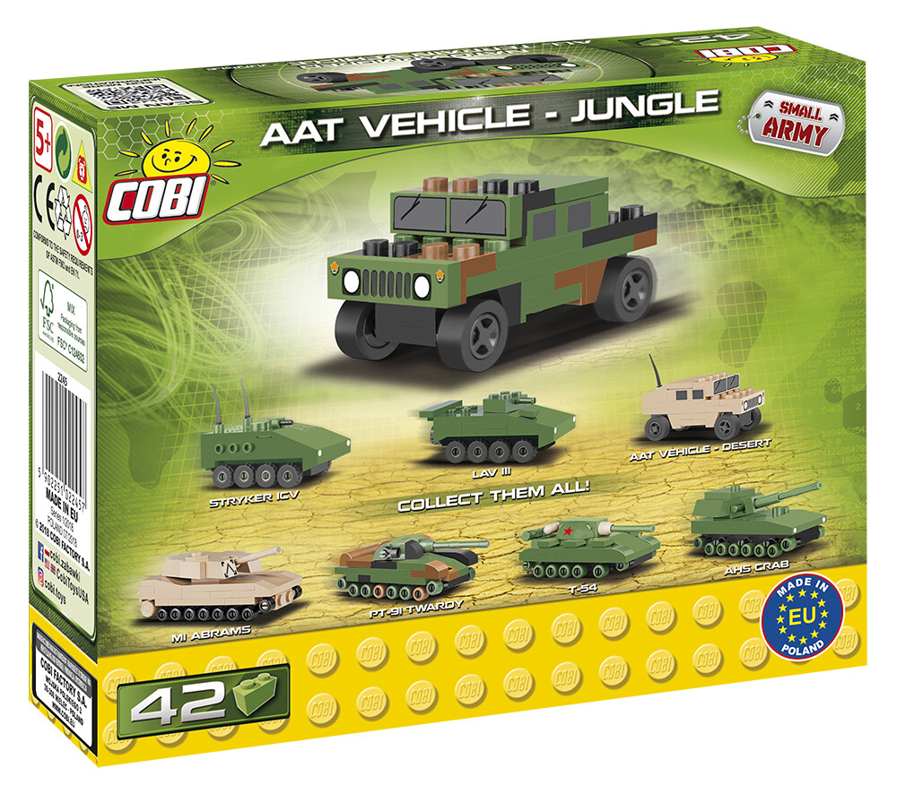 COBI Nano AAT Vehicle - Jungle SET# 2245 (42 Pcs.) US SELLER
