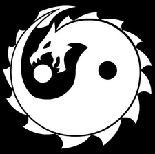 Dragon Yin Yang Peace Vinyl Decal Car Truck Tablet Laptop Notebook Mug Window