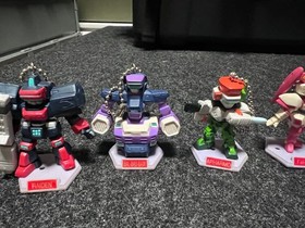 Sega Virtual-On Figuras Keychains Set  Retro  Unopened