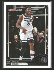 2025-26 Hoops #195 Anthony Edwards Minnesota Timberwolves Basketball Card