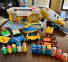 Vintage 1981 Fisher Price Little People Jetport #933 Complete + Extras