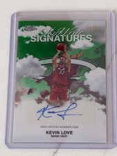2025-26 Topps Chrome Kevin Love SkyWrite Signatures Green Refractor Auto #/99