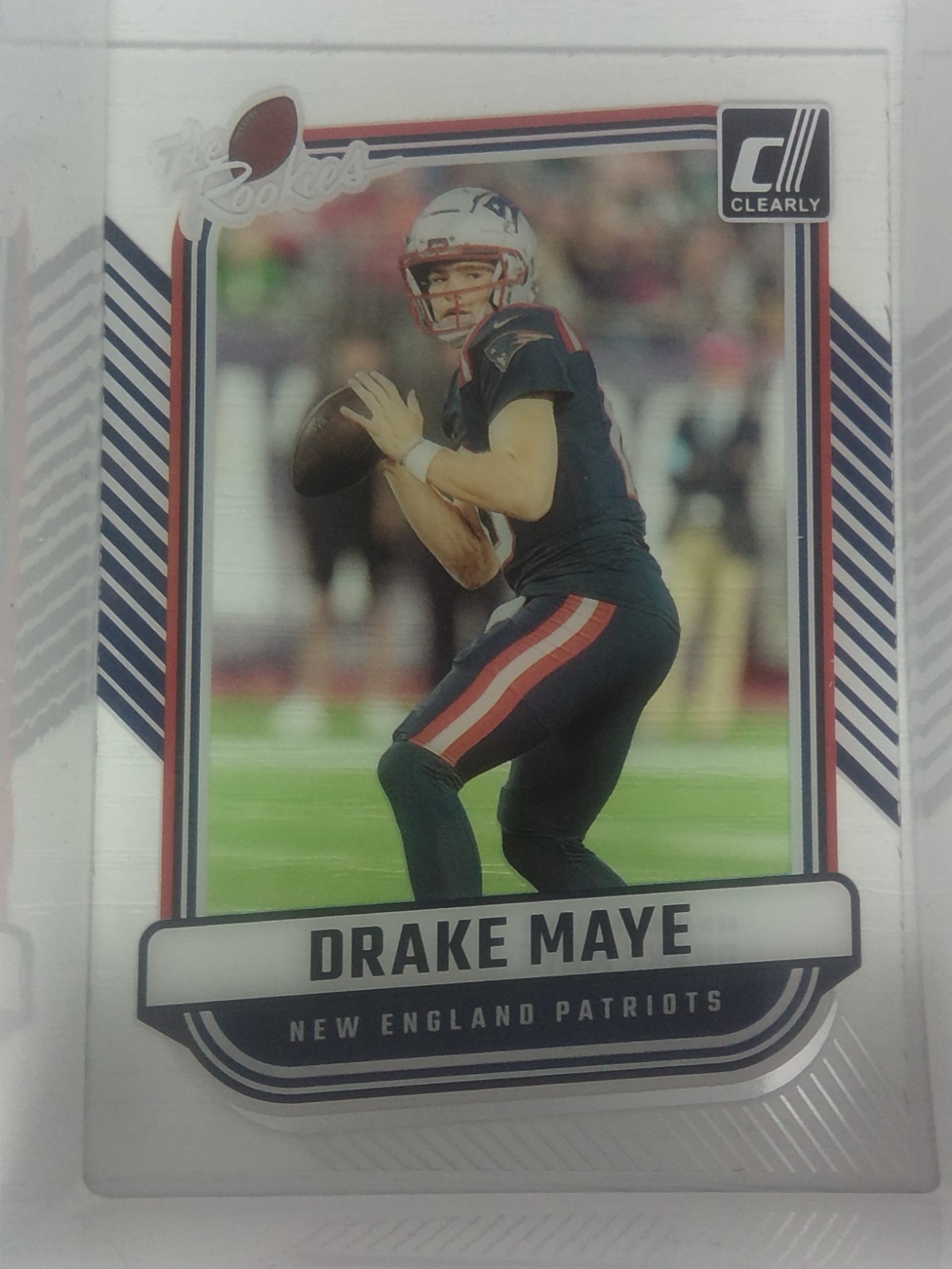 2024 Panini Clearly Donruss - Clearly the Rookies Drake Maye #3 (RC)