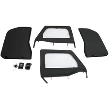 51798-35 Bestop Set of 2 Half Doors Front for Jeep Wrangler 2007-2017 Pair