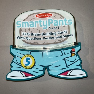 Melissa and Doug Smarty Pants Grade 5 120 Brain Building Cards Homeschooling