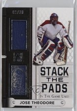 2014-15 ITG Used Stack the Pads Silver 8/20 Jose Theodore #SP-JT1 k4s